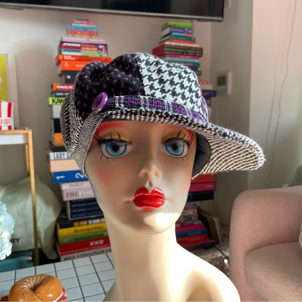 Capelli vintage oversized newsboy hat